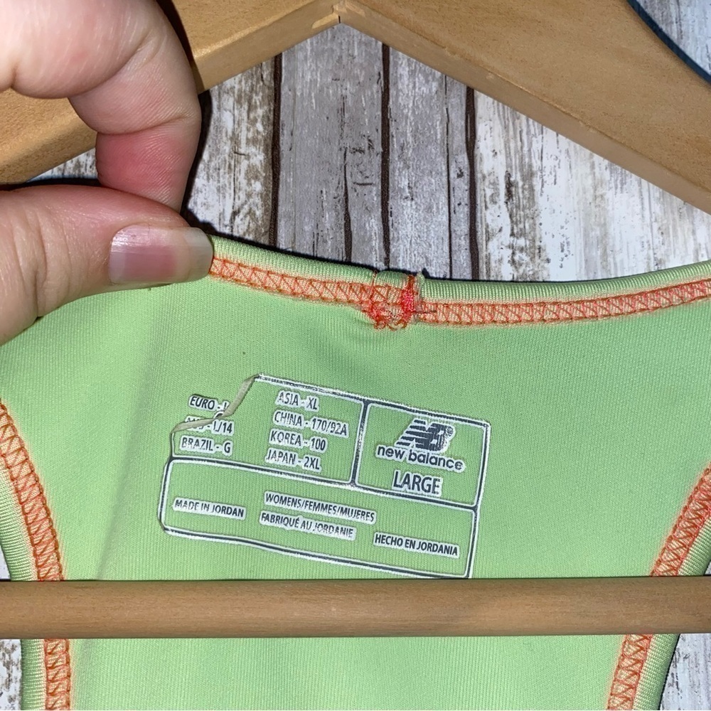 New Balance Pink Performance Athletic Tank - Picture 4 of 6